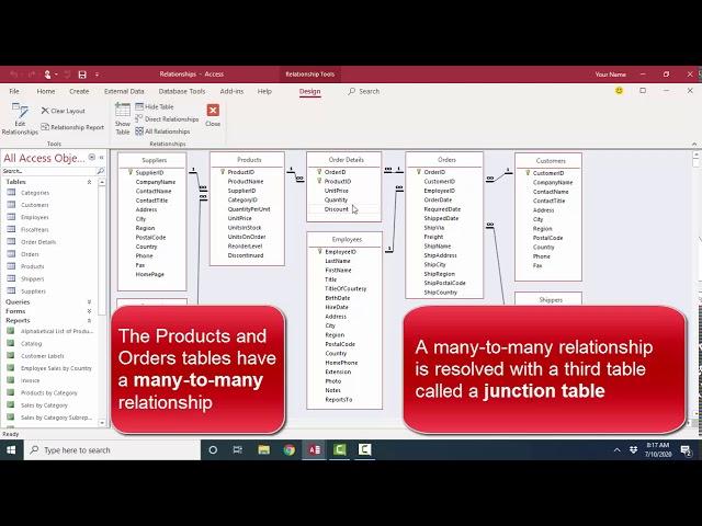 Microsoft Access A to Z: Designing Table Relationships