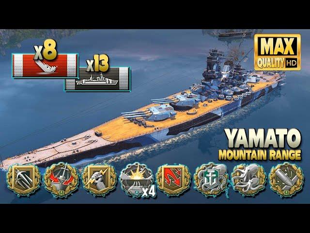 Battleship Yamato: 4x devastating strike - World of Warships