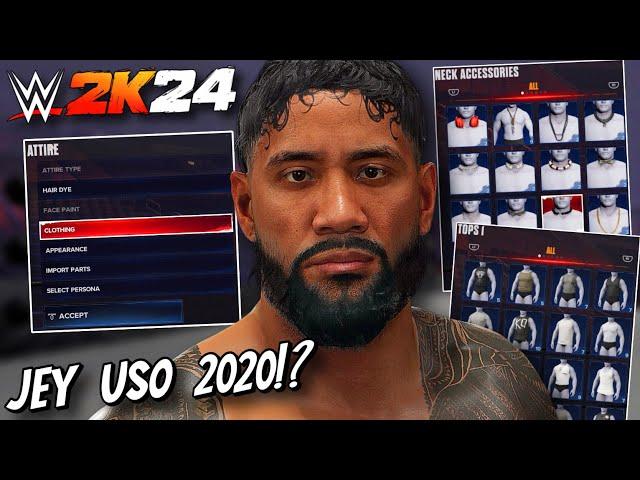 WWE 2K24 Making Jey Uso