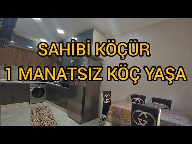 SAHİBİ XARİCƏ KÖÇÜRBÜTÜN ƏŞYALARI İLƏ 3 OTAQ EV                                 #mulkevalqısatqısı