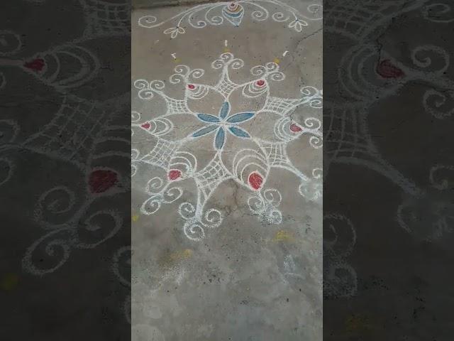 #rangoli #like || daily simple muggulu || pramila creations ||