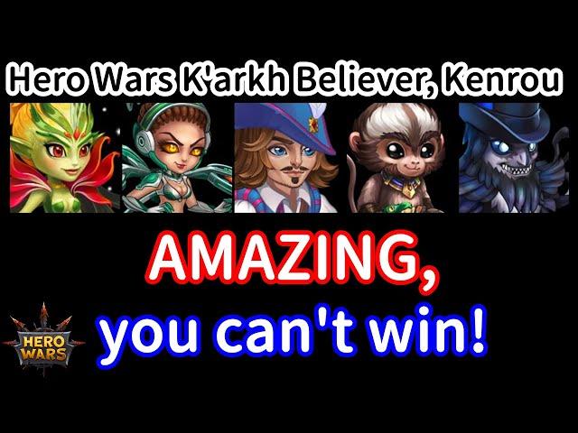 AMAZING, you can't win!  Maya, Arachne, Sebastian, Heidi, Phobos | Hero Wars