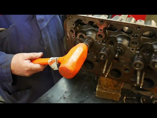 Cylinder Head Service - Installing the Valves and Springs