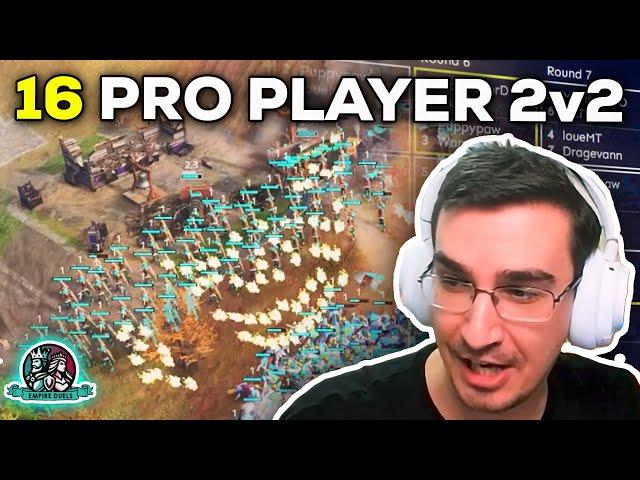 TOP 16 PRO Players 2v2 in AOE4 - Top Team Gamer (Group Stage #1)