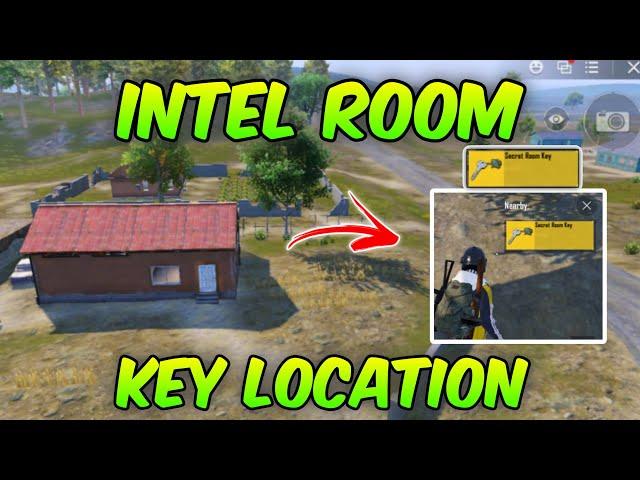 Intel Room / Weapon Room Key Location In Pubg Mobile / Bgmi Update 3.3 | Intel Room Key Location