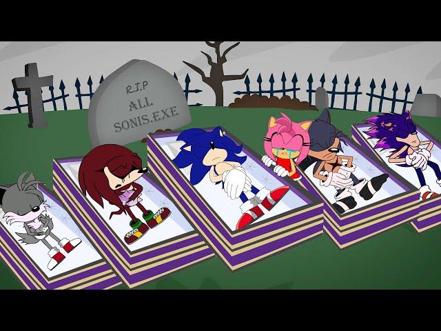 All Sonic.EXE Funeral | FNF Animation Sonic / Come and Learn With Pibby / Antoons