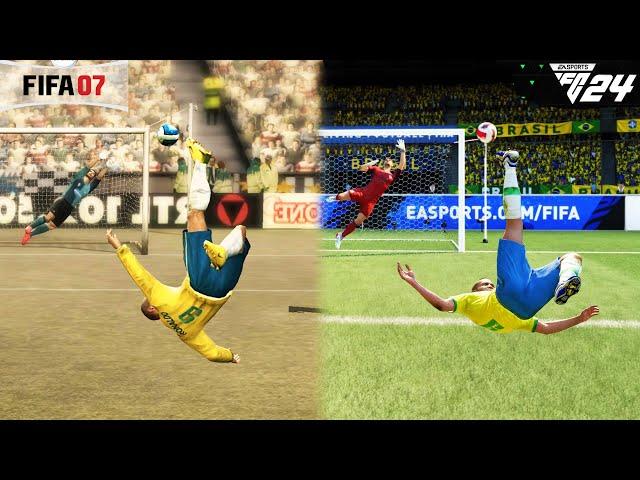 Bicycle Kicks From FIFA 94 to FC 24