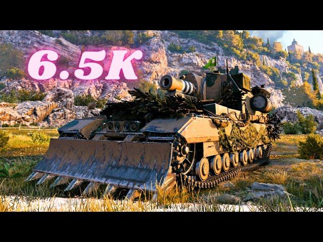 Conqueror Gun Carriage  6.5K Damage   World of Tanks Replays