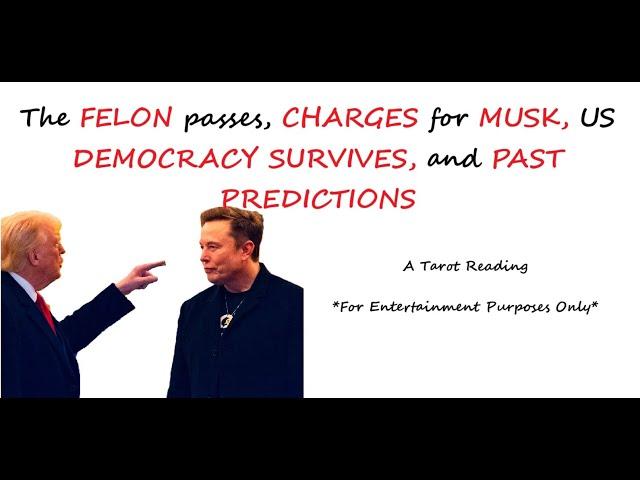PAST PREDICTION RECAP, TRUMP PASSES, CHARGES FOR ELON, RESISTANCE WINS, PROTESTS GROW, political