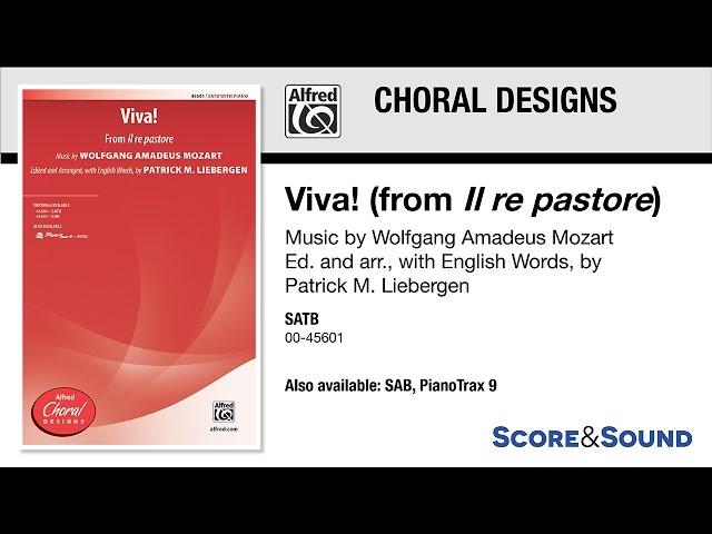 Viva!, by Patrick M. Liebergen – Score & Sound