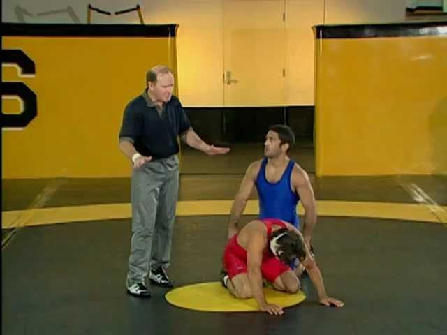 Dan Gable wrestling techniques--near wrist control