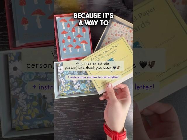 Why I Love Thank You Notes, As An Autistic Person!! (+how to mail a letter!) #autistic #adhd