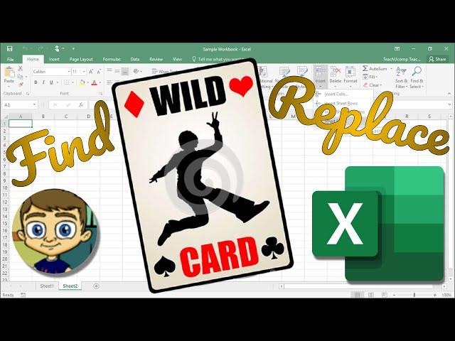 Using Find and Replace and Wildcards in Excel
