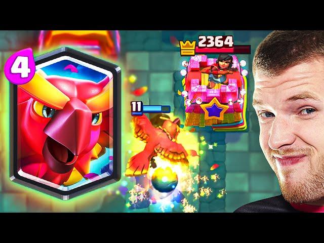 Ich spiele den PHÖNIX (NEUE KARTE) in Clash Royale... | Besser als Mönch?! | Oktober Update