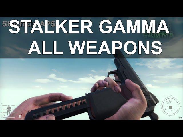 STALKER GAMMA 0.9.1 - All Weapons Showcase (04.2024)