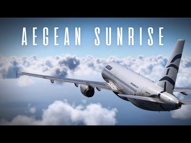 Fenix A320 Block 2 IAE Cinematic: Aegean Sunrise