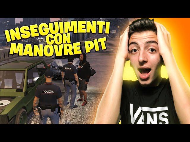 INSEGUIMENTI e MANOVRE PIT con la POLIZIA su GTA 5 RP ITA! ‍️