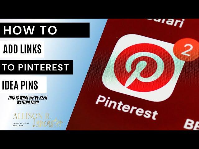 How to Add Links To Idea Pins on Pinterest (March 2023 Update)