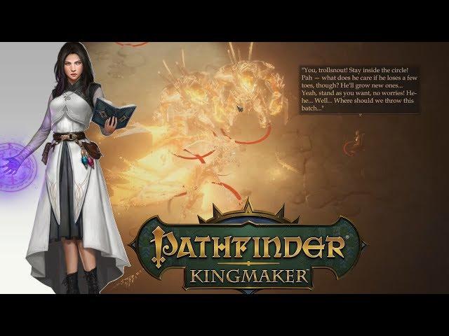 Pathfinder Kingmaker 1.1, The Menagerie DC Sorcerer Solo Unfair