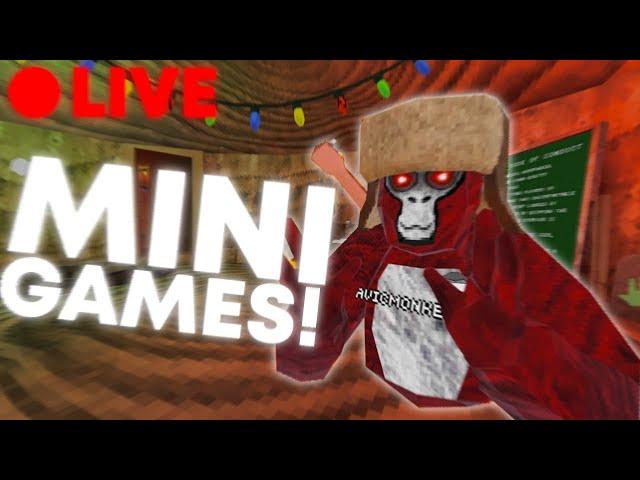 GORILLA TAG MINIGAMES LIVE!