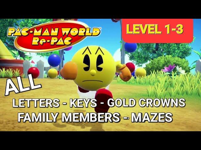 PAC-MAN World Re-Pac - Level 1-3: Crazy Cannonade (100%)