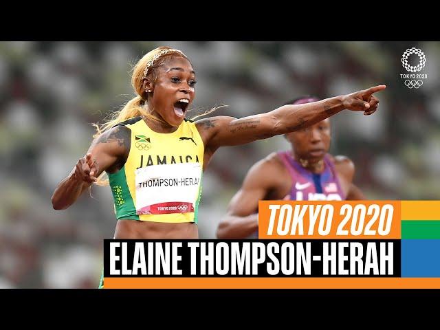 ‍️ The BEST of Elaine Thompson-Herah  at the Olympics