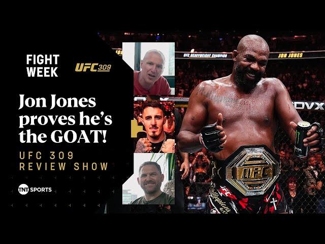 THE GOAT!  Jon Jones Channels Bruce Lee To Retire Stipe #UFC309 Review Show with Tom Aspinall 