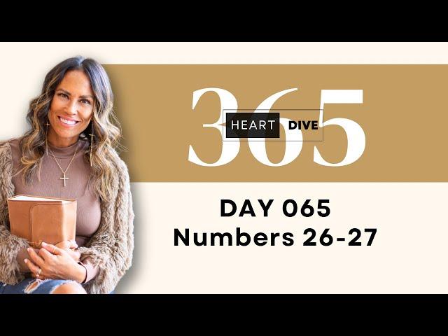 Day 065 Numbers 26-27 | Daily One Year Bible Study | Audio Bible Reading with Commentary