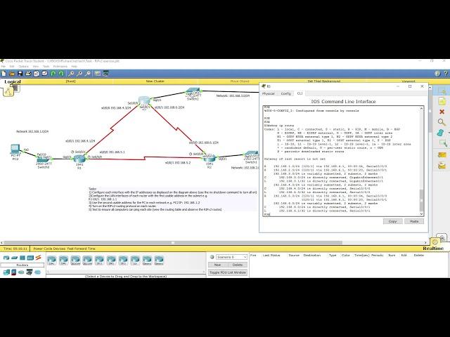 Dynamic Routing Protocol Configuration - Example RIPv2