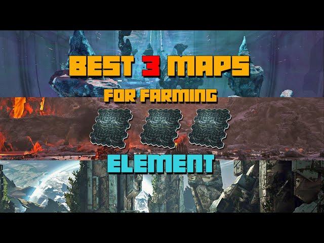 ARK: TOP 3 BEST Maps To Farm ELEMENT/Shards & Dust & EVERY Way To Gather It!!