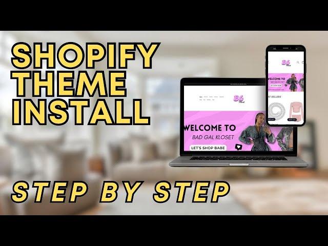 How To Install Shopify Boutique Theme + Canva Templates