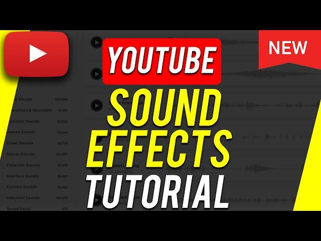 How to Find and Use Sound Effects for YouTube Videos