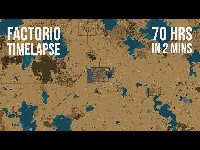 Factorio Timelapse: Railworld | 4k