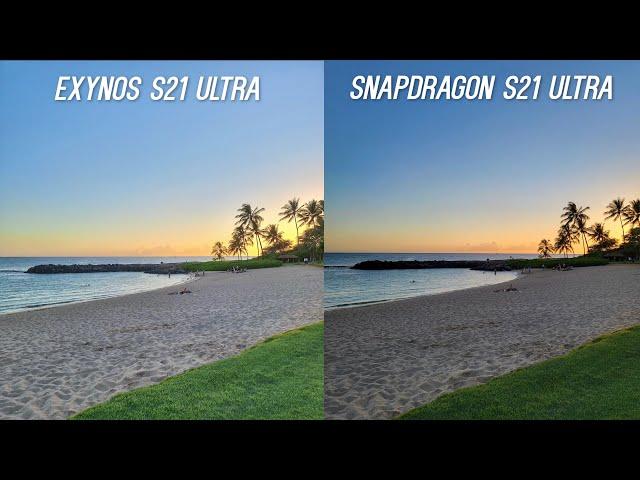 Galaxy S21 Ultra Camera Test Exynos vs Snapdragon After Updates