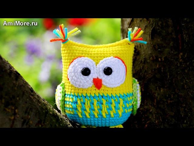 Амигуруми: схема Совушка. Игрушки вязаные крючком - Free crochet patterns.