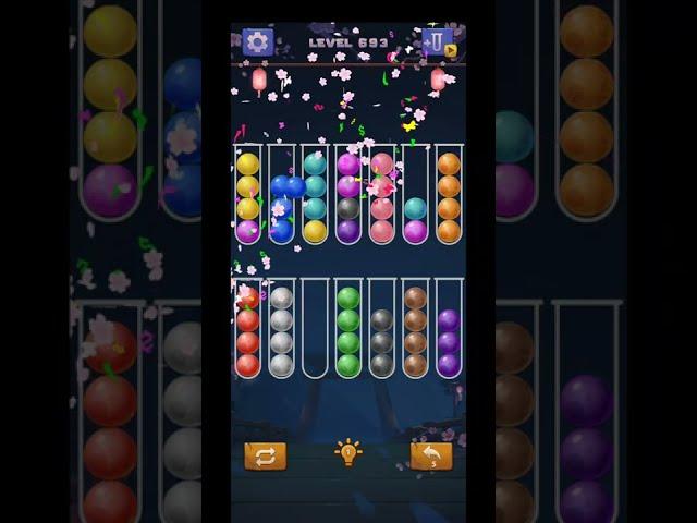 Color Ball Sort Puzzle Level 693 Solution