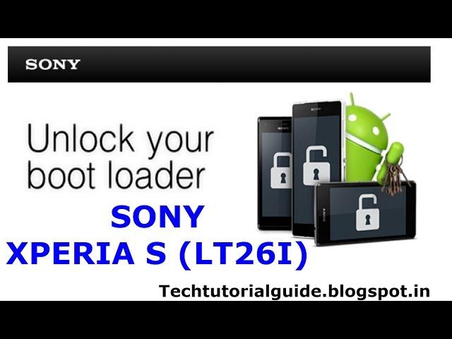 How To Unlock Boot Loader On Sony Xperia S LT26I