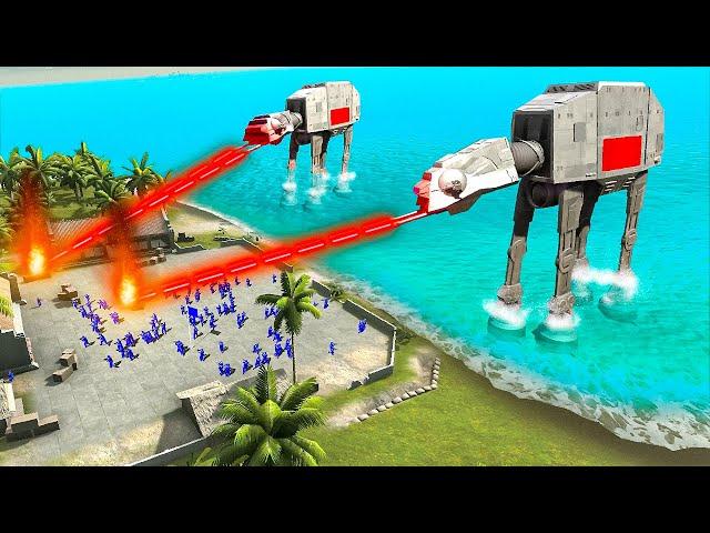 NEW D-Day AT-AT Siege vs Impossible Beach Defense! | Ravenfield