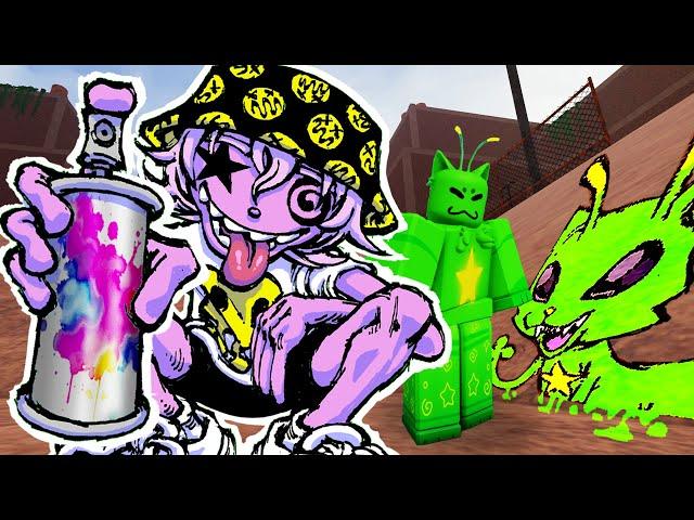 Drawing 25 People's ROBLOX Avatars in Spray Paint!