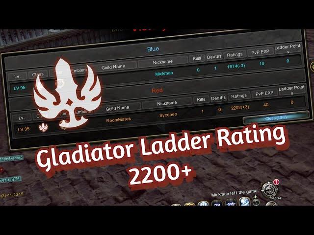 Gladiator Ladder Rating 2200+ | BigBang | Dragon Nest PvP