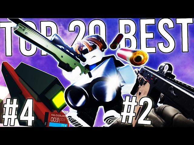 Top 20 *BEST* ROBLOX FPS GAMES in 2025! (best shooter games to play with friends)