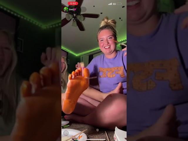 blonde gets feet tickled