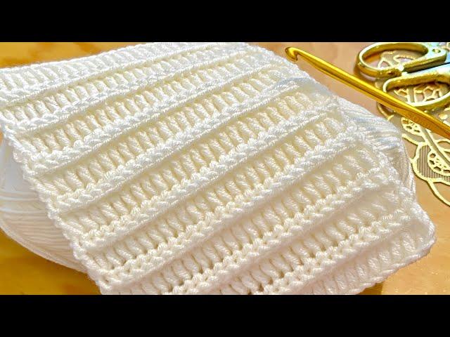 New design! Easy Crochet! Crochet baby blanket/ How to Crochet for beginners