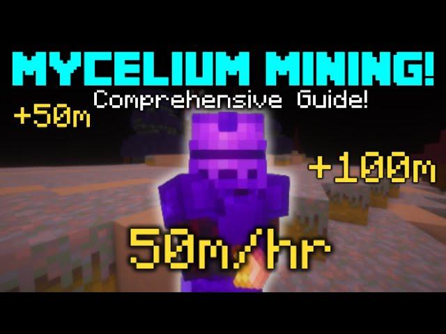 Mycelium Mining Makes 50m/hr! | Hypixel Skyblock Money Making Method