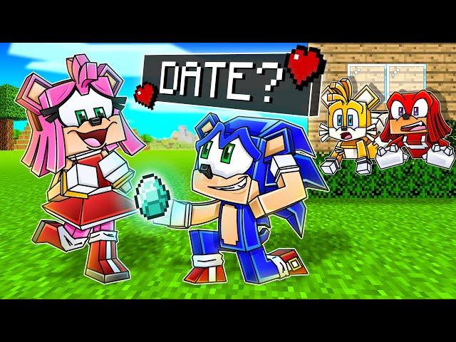 Sonic and Amy's DATE In Minecraft!!