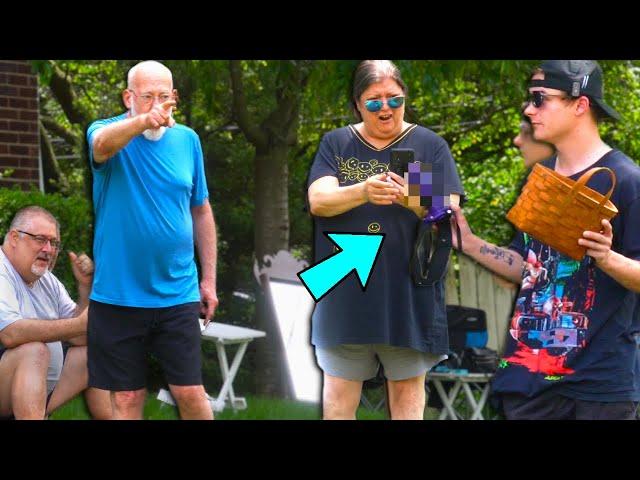 Sneaking Weird Items into Peoples Garage Sale!