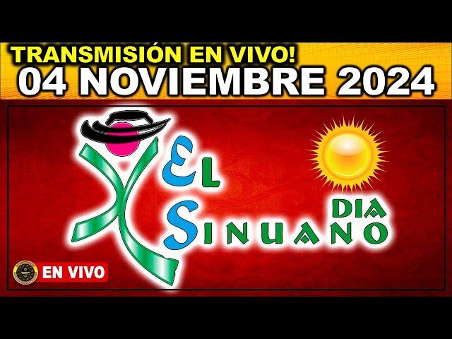 SINUANO DIA: Resultado EL SINUANO DÍA LUNES 04 de noviembre de 2024