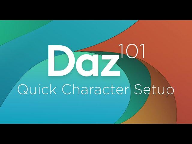 Daz 3D Tutorial: Quick character setup