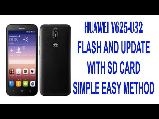 how to flash huawei y625 u32 firmware update with with sd card easy method