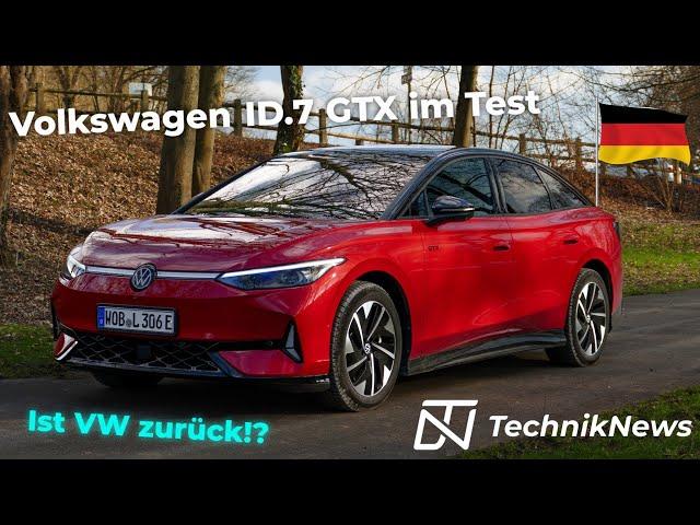 VW ID.7 GTX im Test: das BESTE DEUTSCHE E-Auto?  | TechnikNews Review